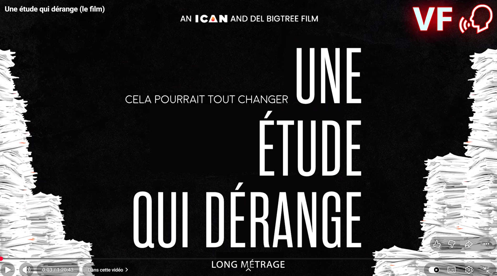 Une étude qui dérange